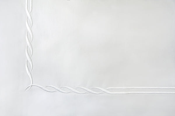 Tresse White Emb. Bed Linens