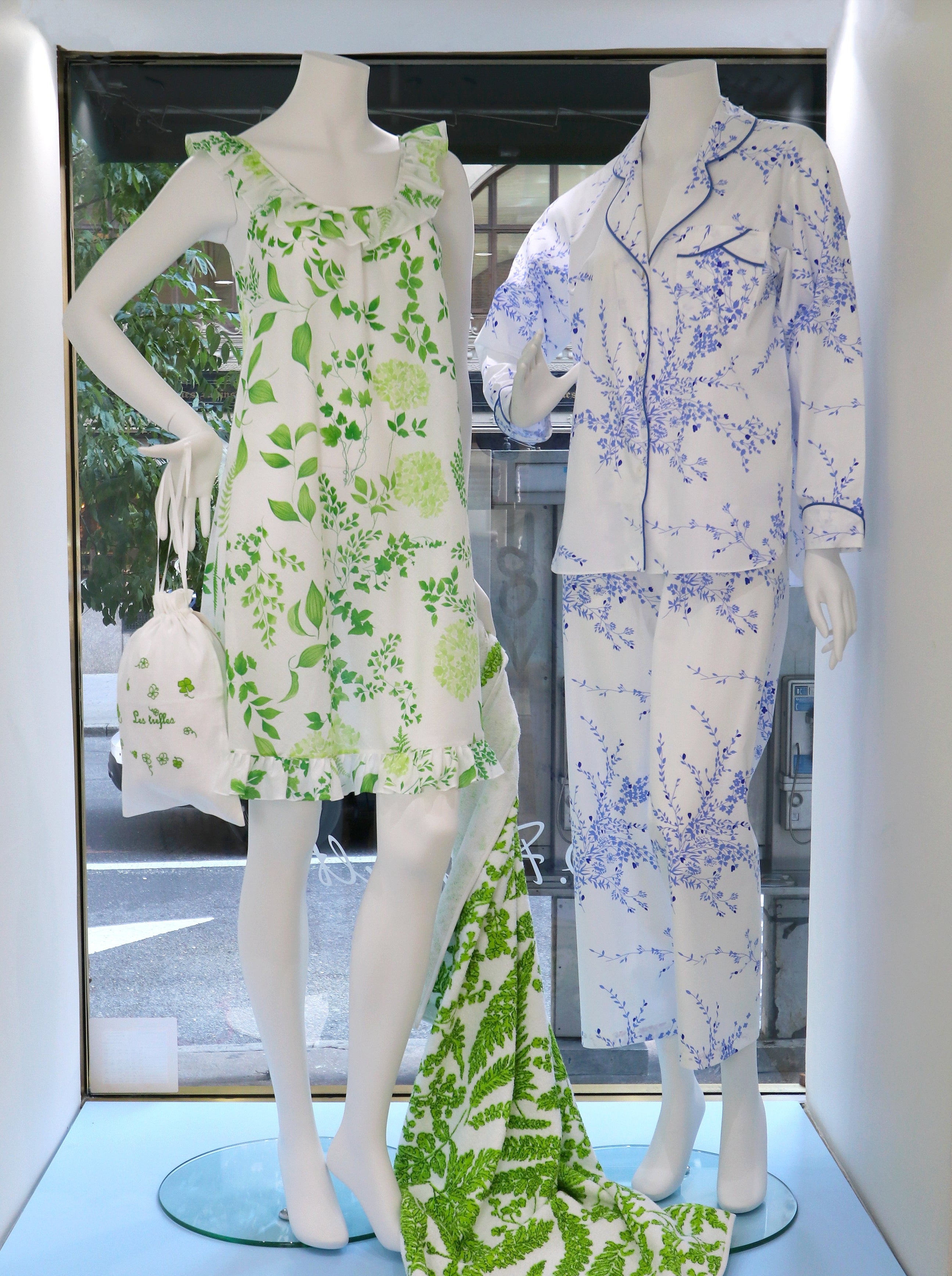 Maxine PJ - Jeté de Fleurs Blue