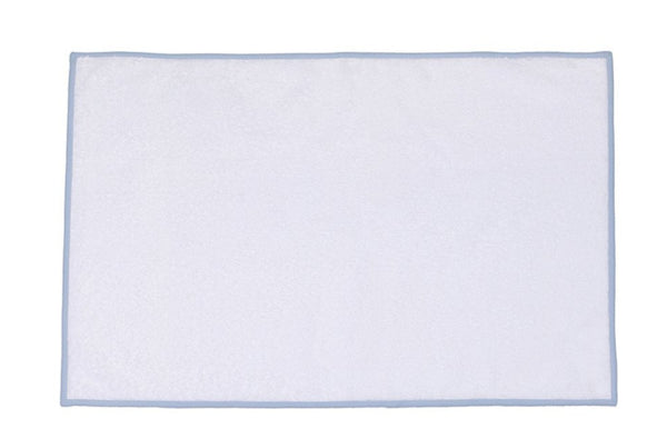 Solid White / #75 Light Grey Straight Towels