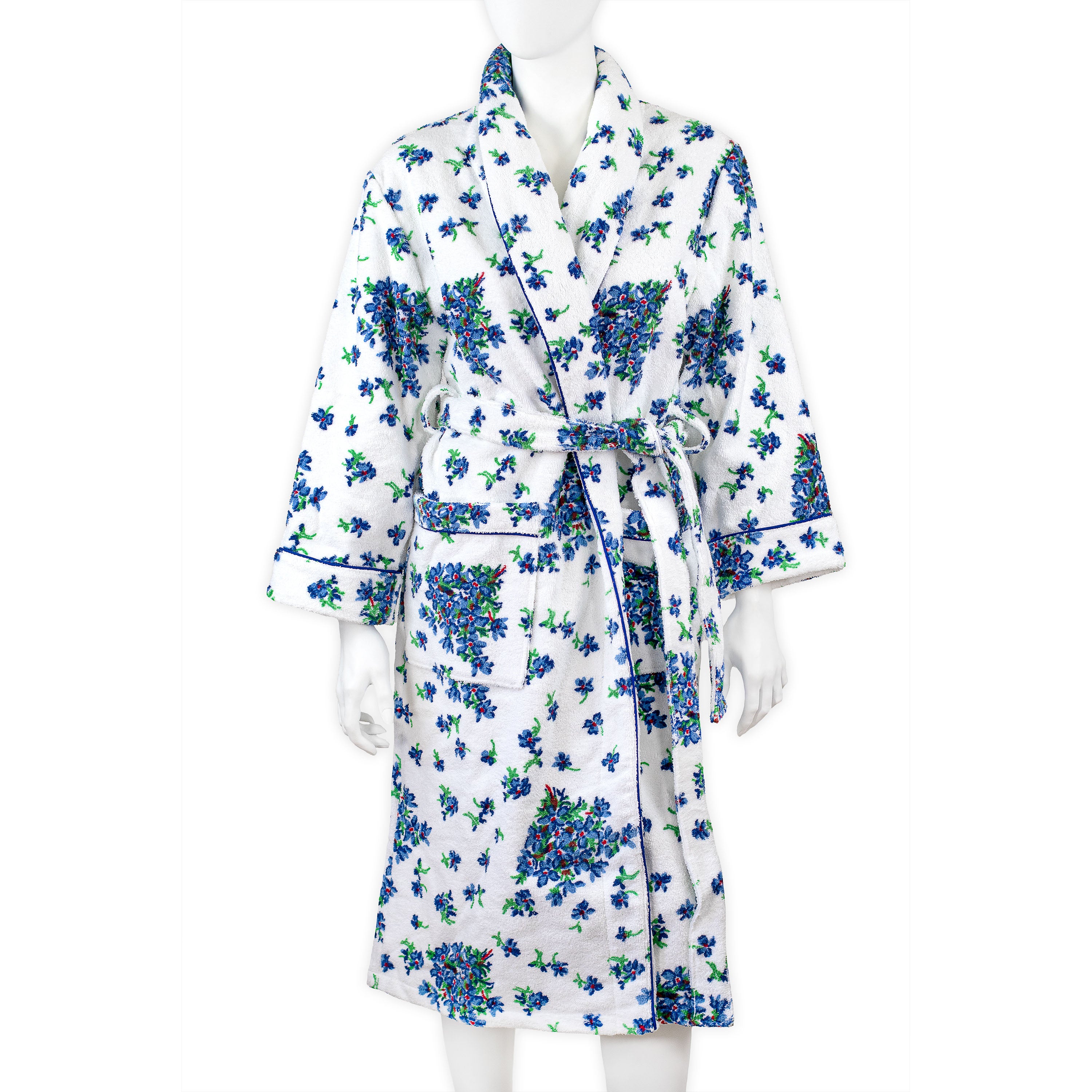 Violettes Blue Terry Robes