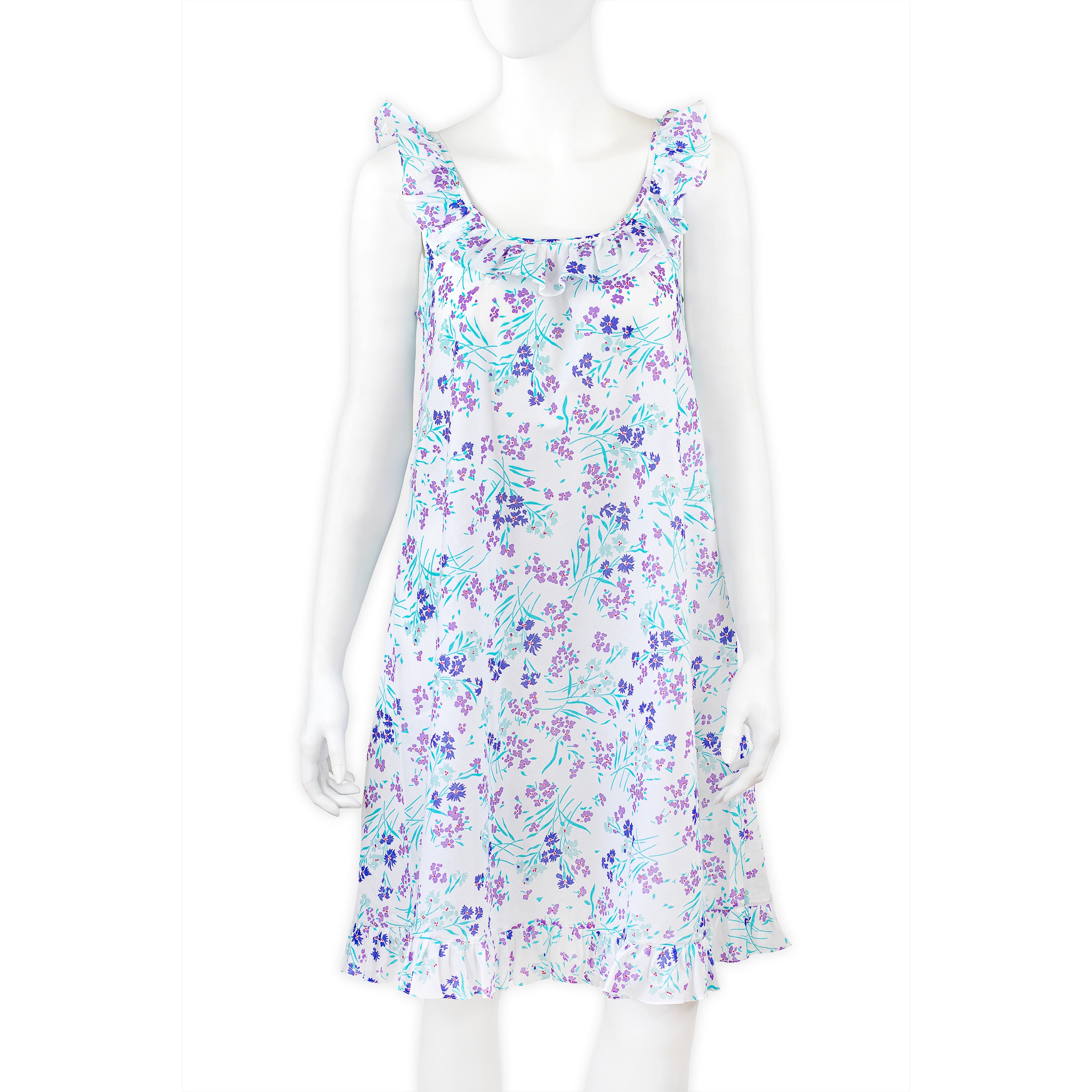 Samba Nightgown - Fleurs des Champs Purple