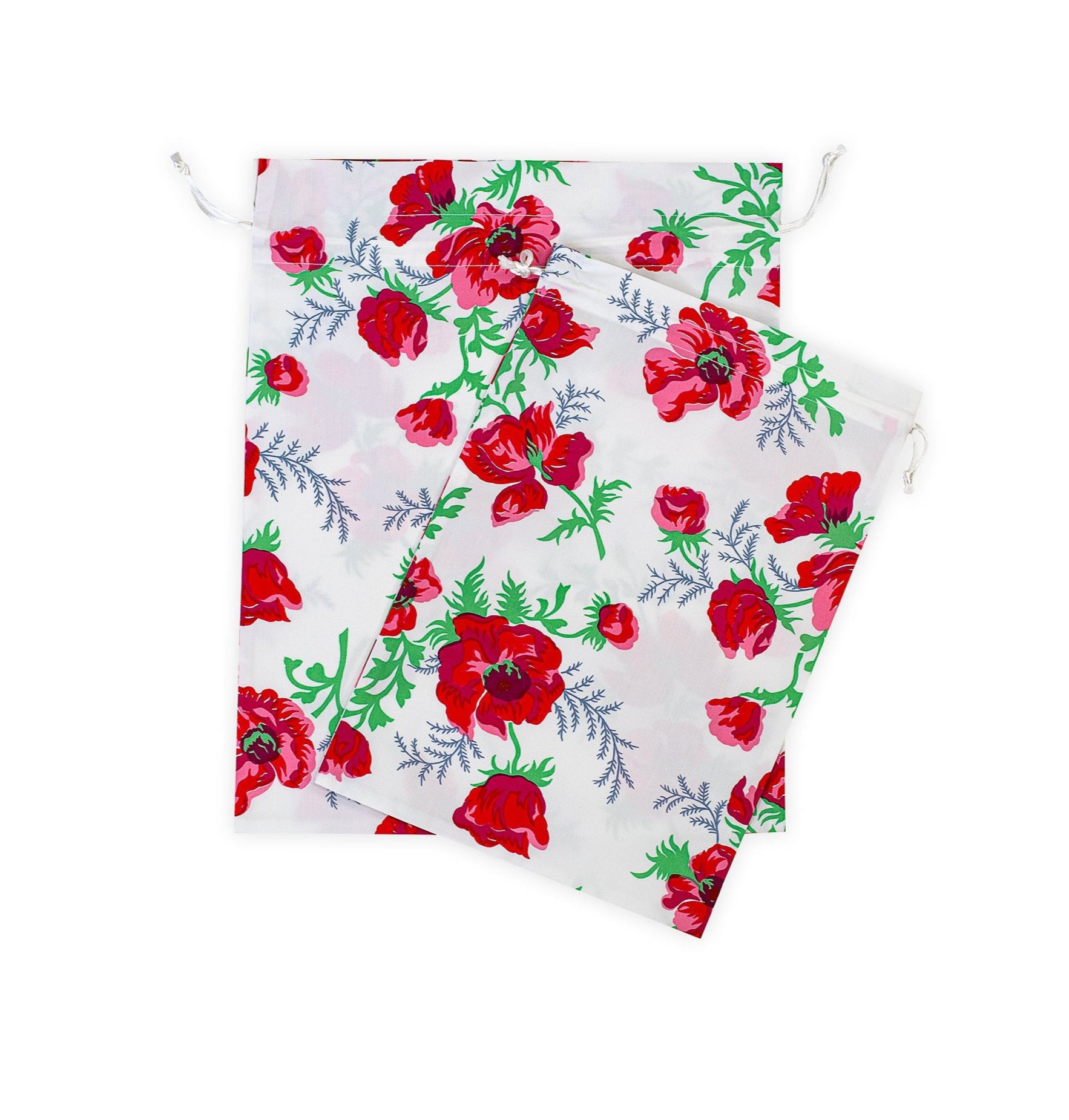 Coquelicots Parisiens Printed Lingerie Bags