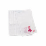 Feuilles d'Erable Pink Emb. Cocktail Napkin Sets