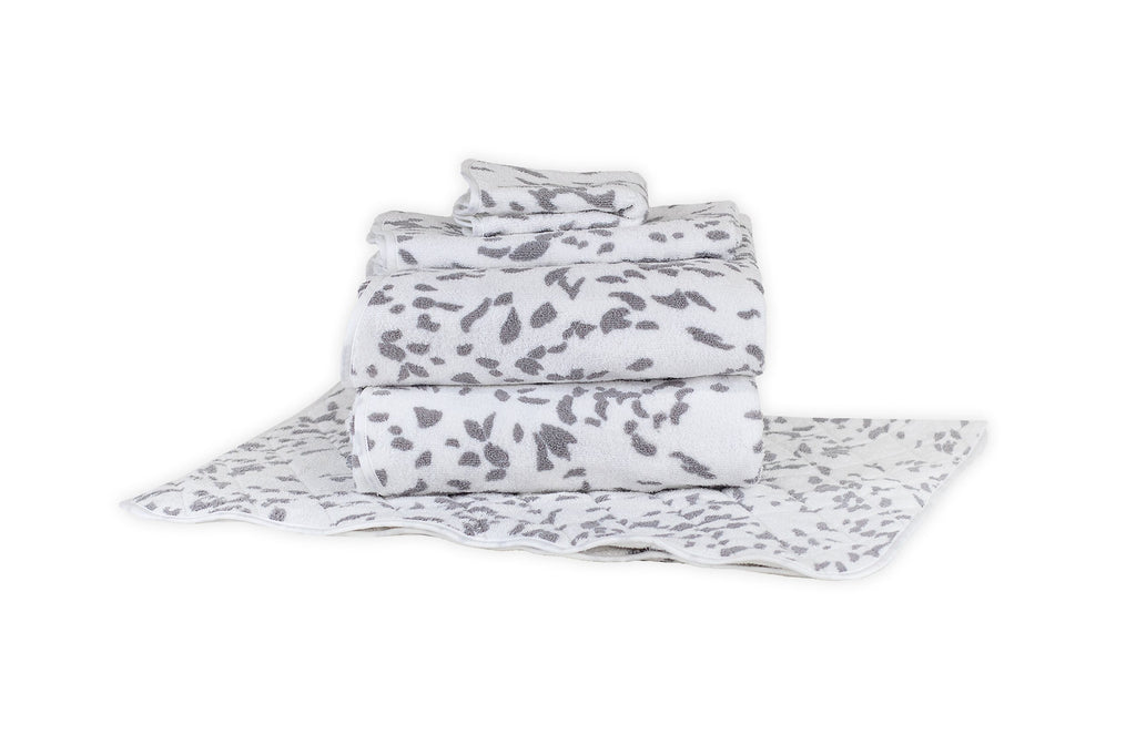 Alizée Grey Washcloths