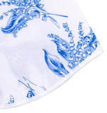 Muguet Blue Printed Tablecloths