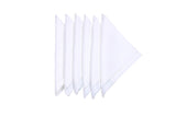 Jours Echelles White Emb. Cocktail Napkin Sets