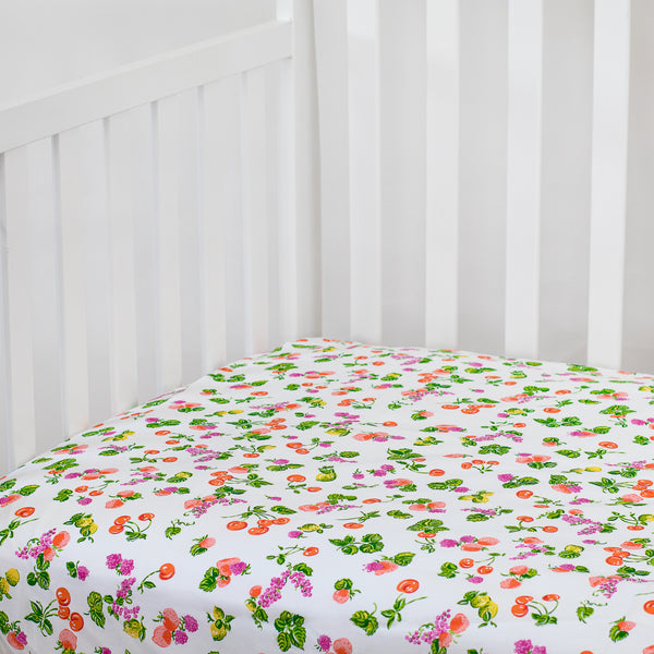 Fruits Fitted Crib Sheet