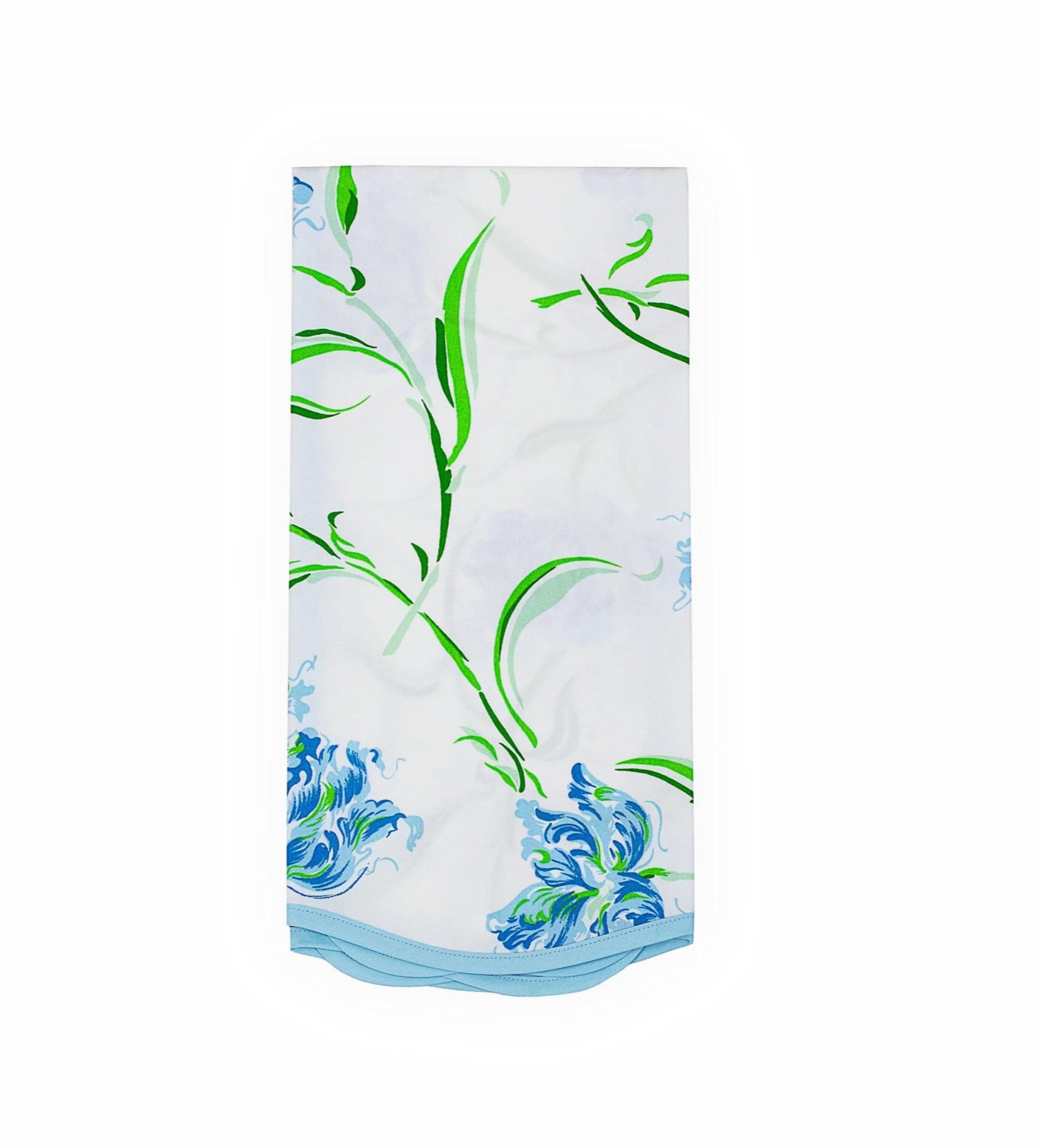 Tulipe Perroquet Blue Printed Guest Towel