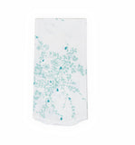 Jeté de Fleurs DP Blue Printed Guest Towel