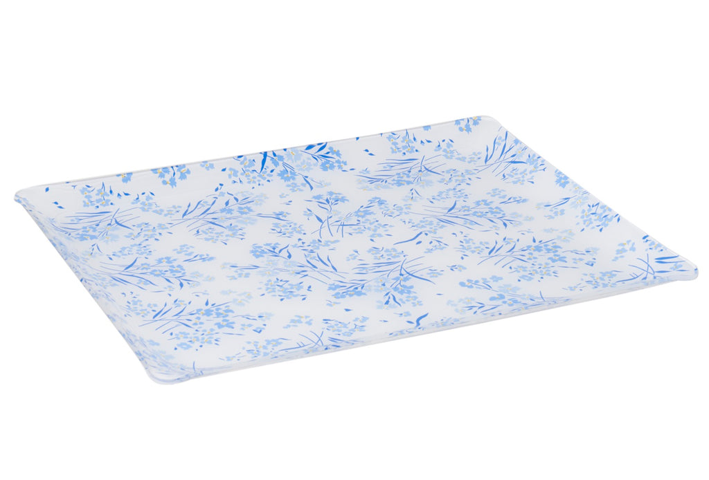 Fleurs des Champs Blue Laminated Trays