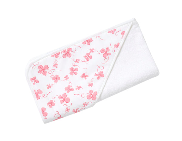 Trèfles pink Hooded Towel