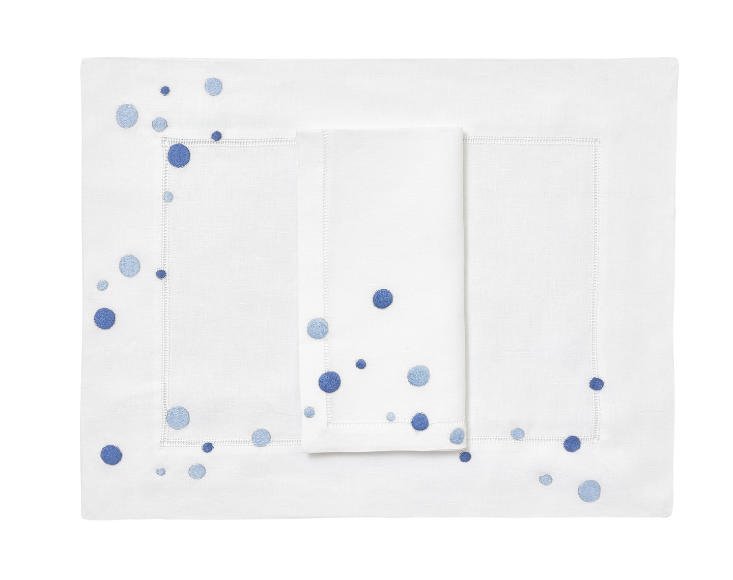 Confettis blue Placemat/Napkin Set
