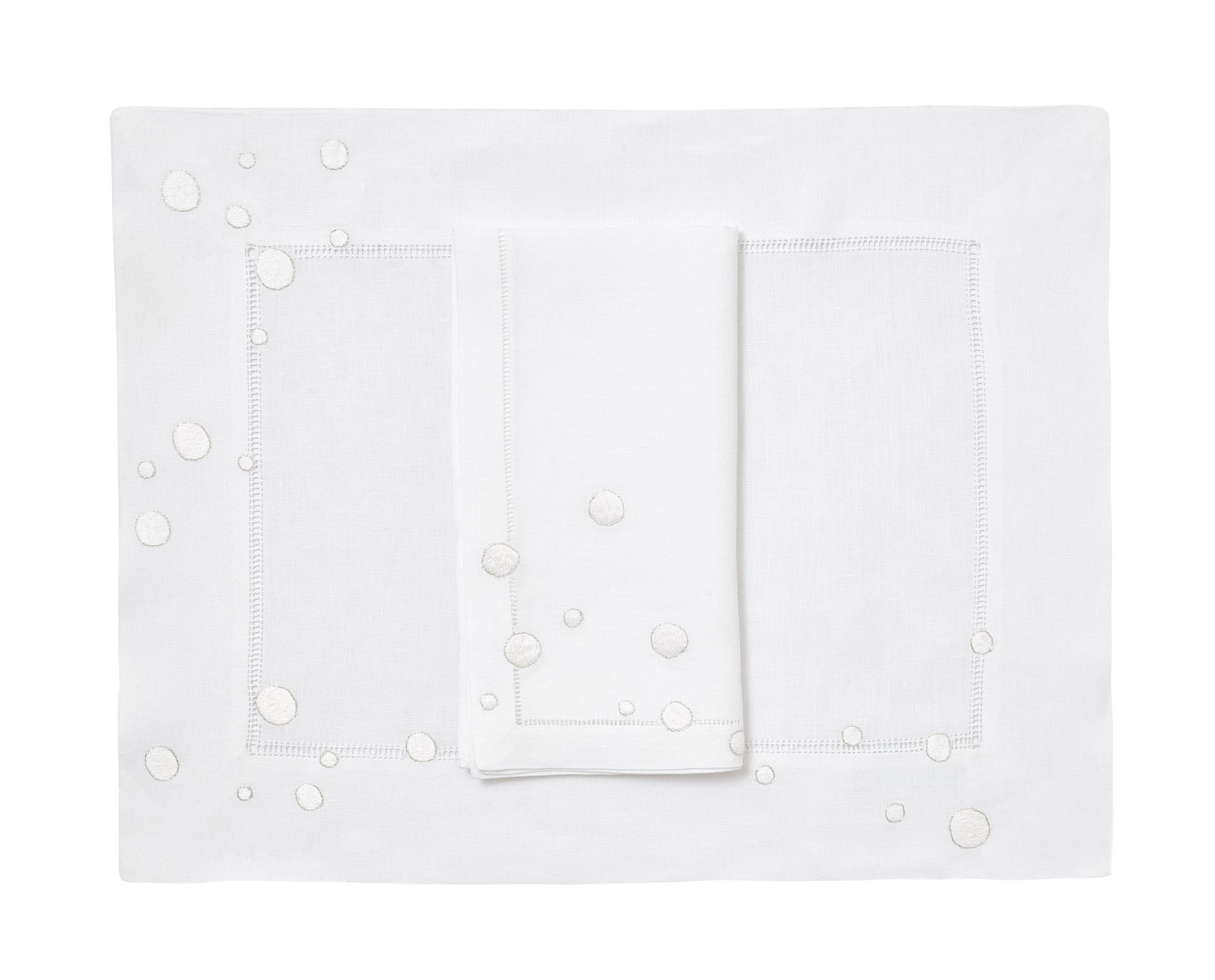 Confettis white Placemat/Napkin Set