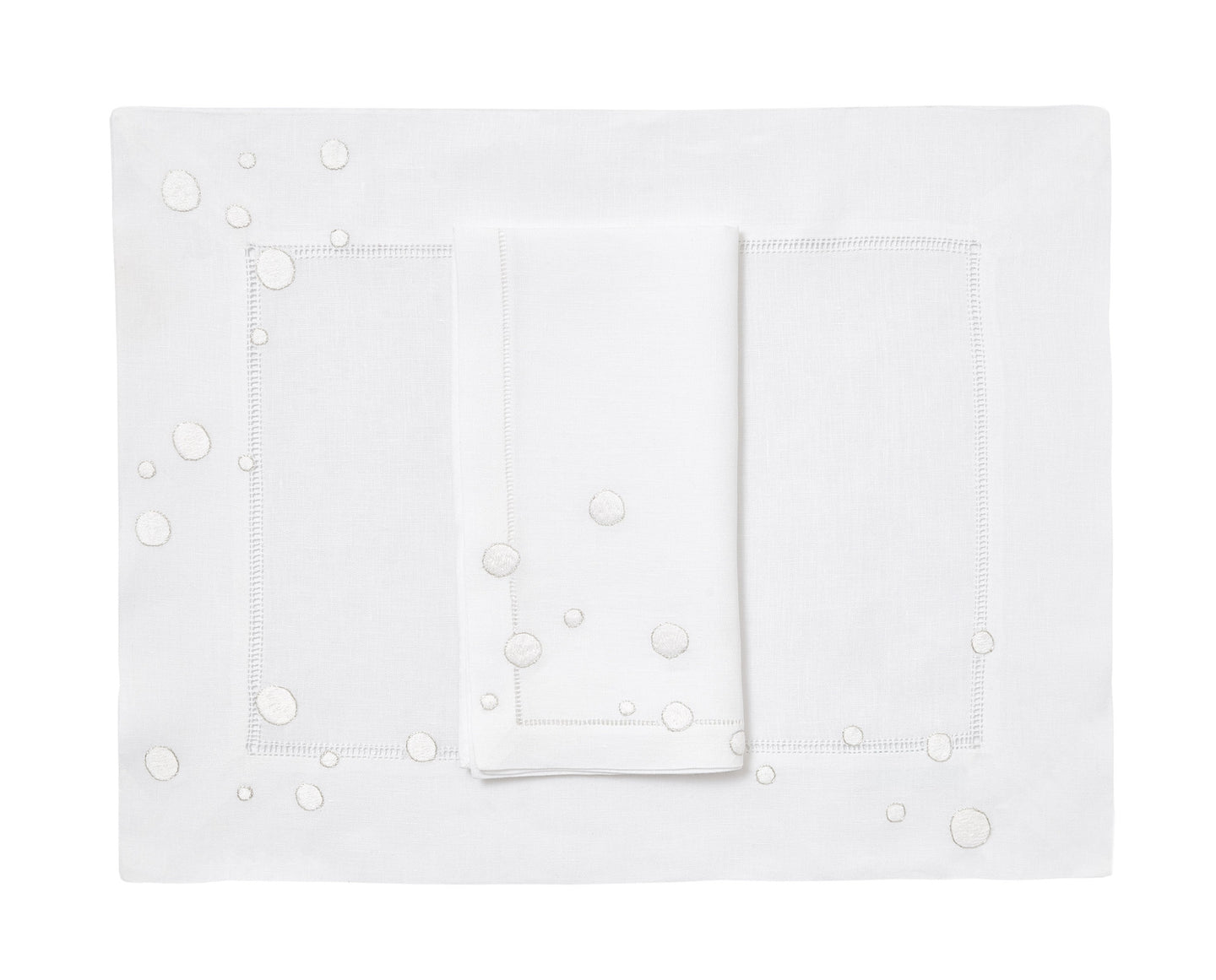Confettis white Placemat/Napkin Set
