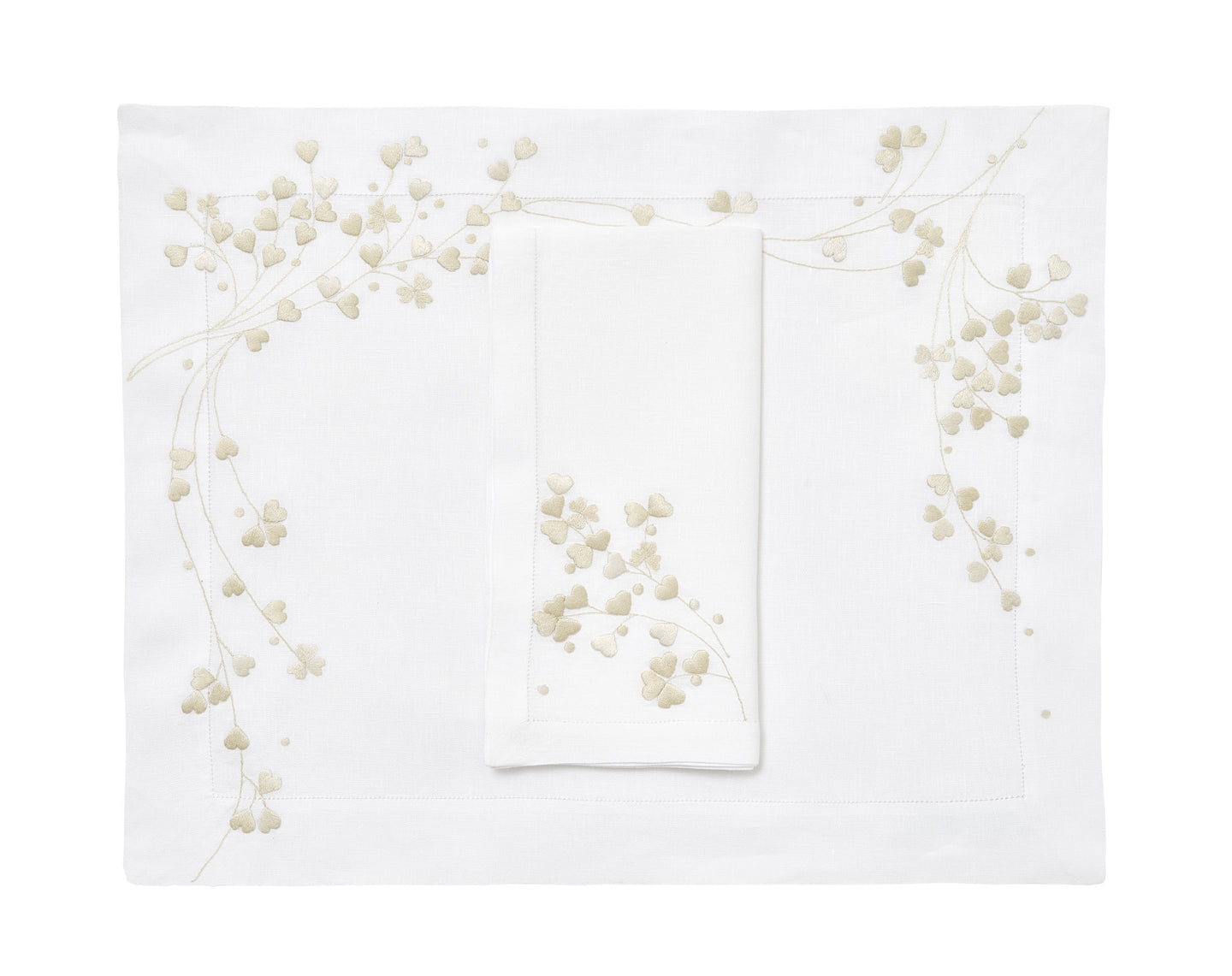 Anagramme ivory Placemat/Napkin Set
