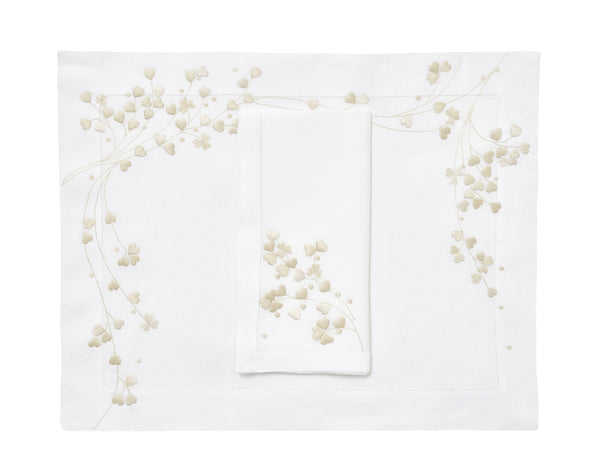 Anagramme ivory Placemat/Napkin Set