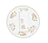 Mers de Chine Pink/Green Placemat/Napkin Set