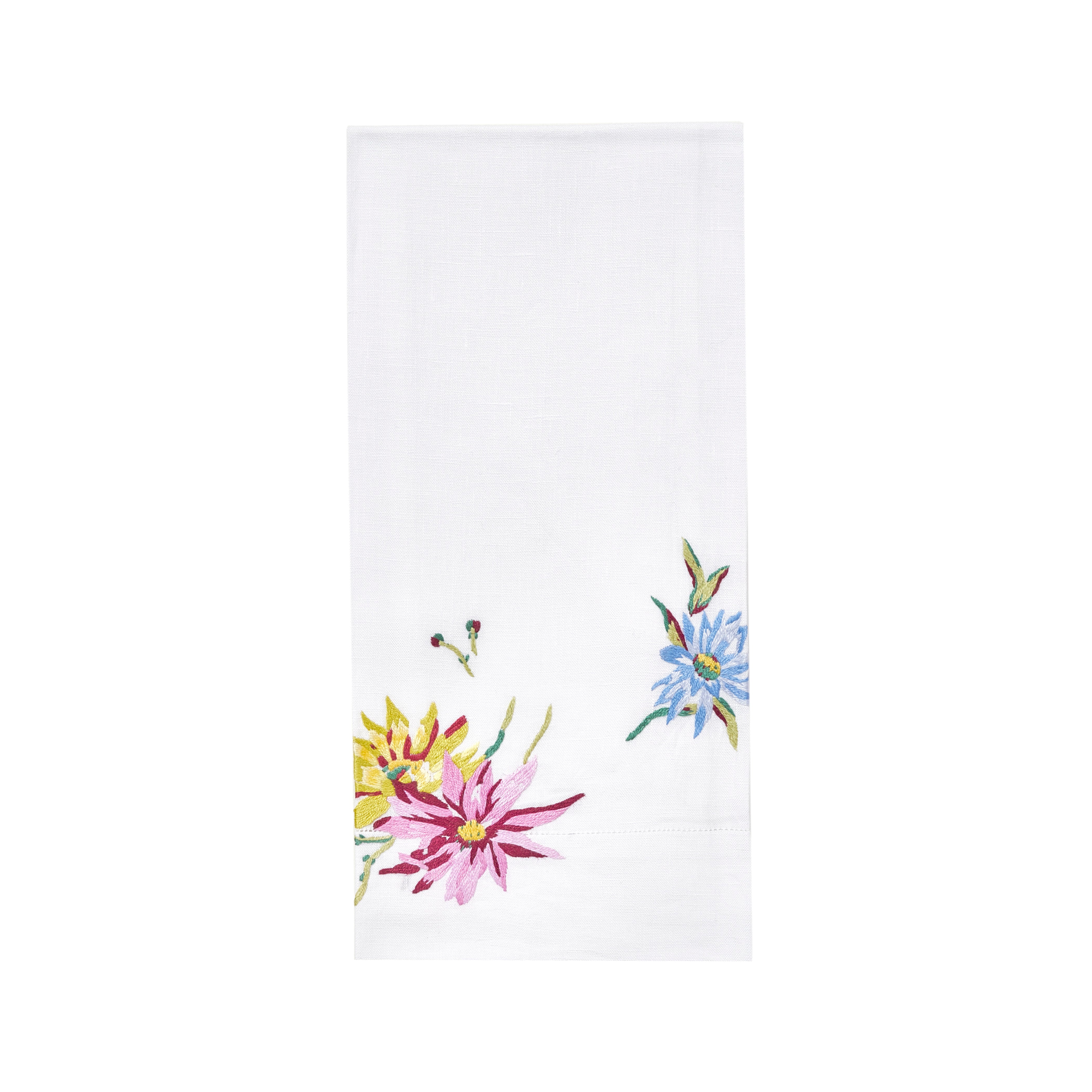 Dahlia Emb. Guest Towels