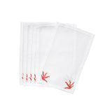 Coraux Emb. Cocktail Napkin Sets