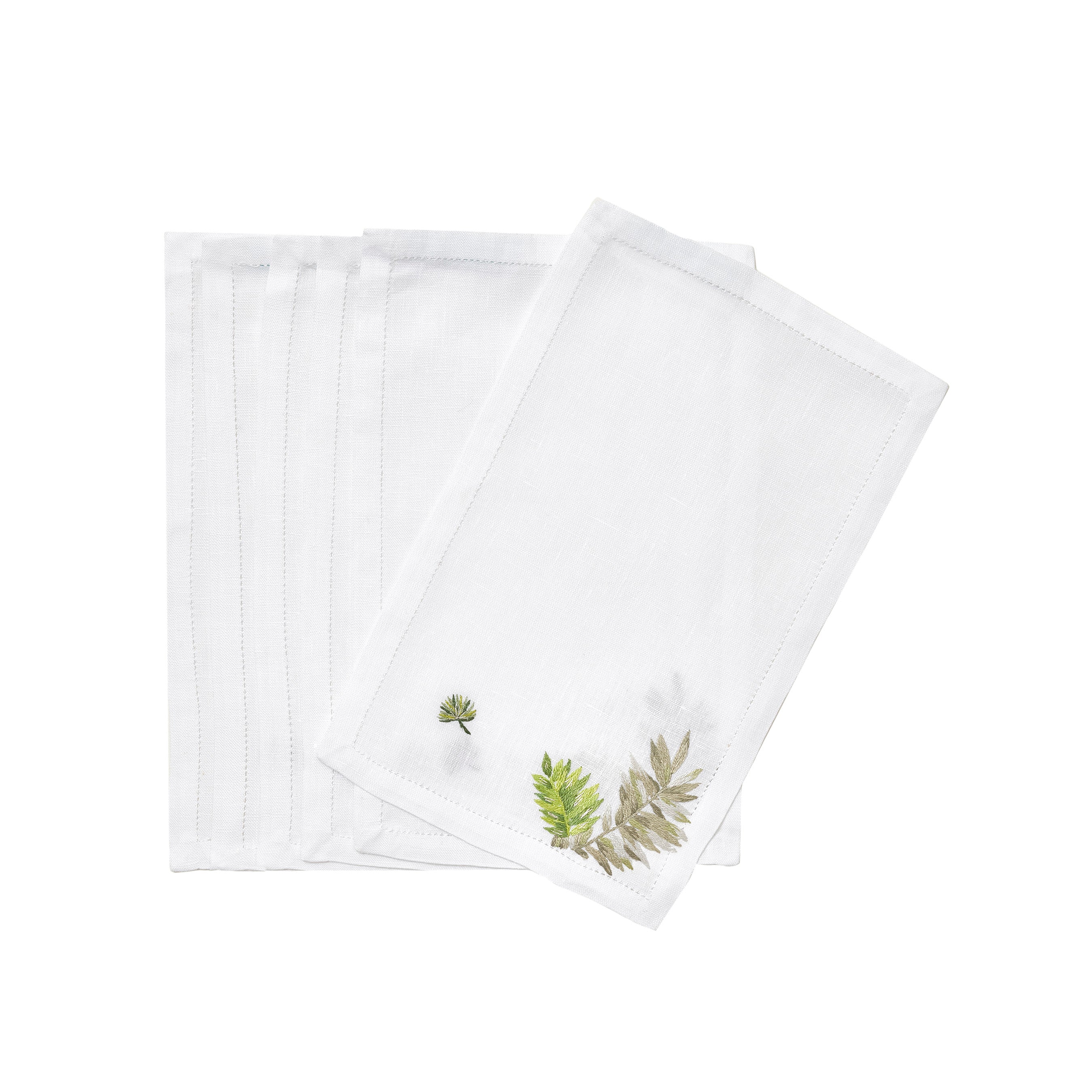 Tempête Tropicale Emb. Cocktail Napkin Sets
