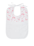 Lapins pink Printed Bibs