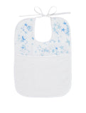 Moons/Stars Blue Printed Bibs