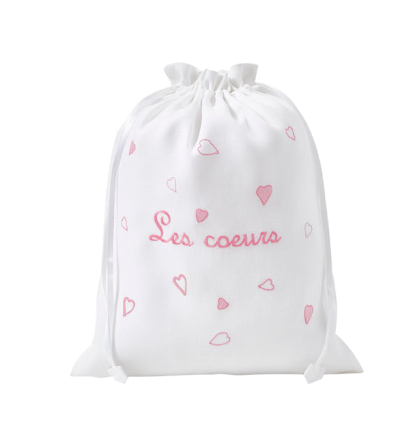 Coeurs pink Lingerie Bag