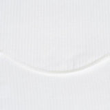 Cote de Cheval Coverlet- Scalloped White