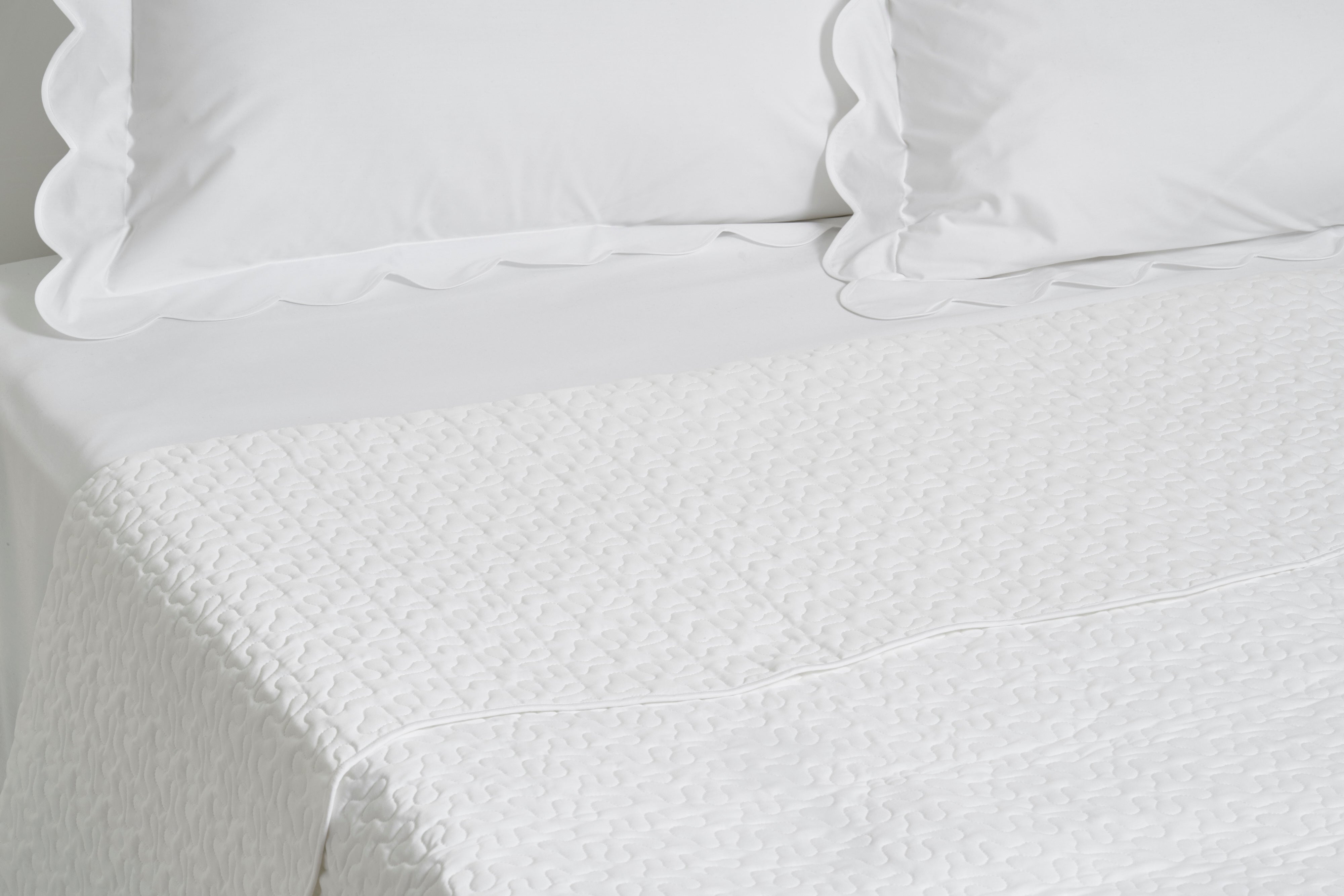 Vermicelle White Coverlets