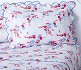 Demoiselles Red/Blue Twin Bed Linens