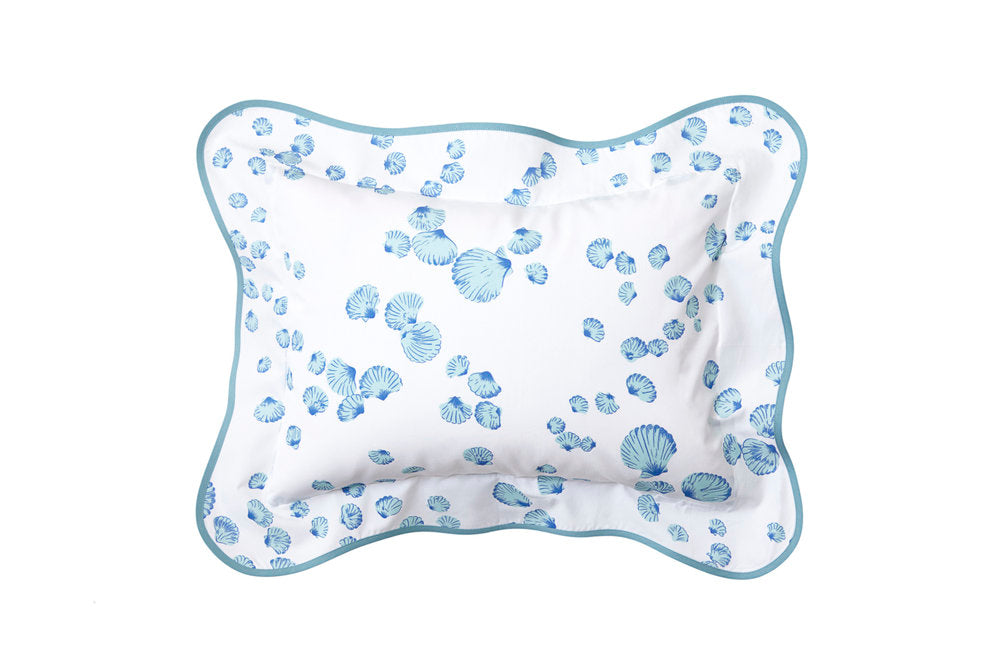 Shells Blue Bed Linens
