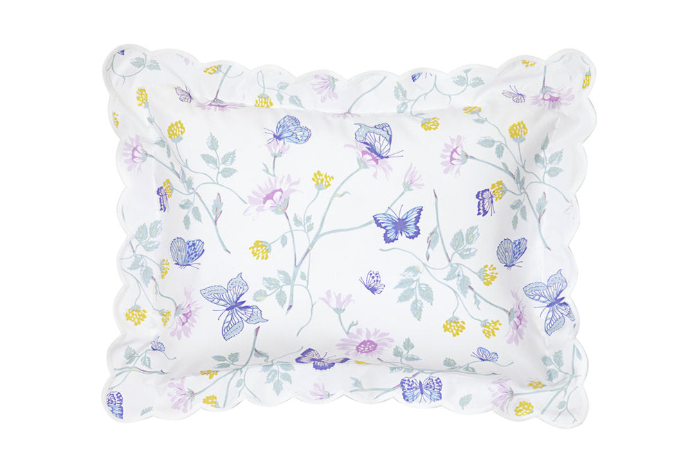 Fleurs et Papillons Blue Bed Linens