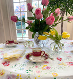 Fleurs d'Avril Printed Tablecloths