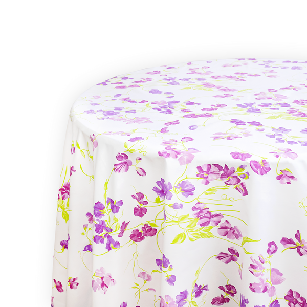 Pois de Senteur Lavender Printed Tablecloths