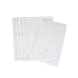 Feuilles d'Olivier White Emb. Cocktail Napkin Sets