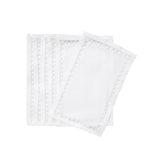 Opera White Emb. Cocktail Napkin Sets