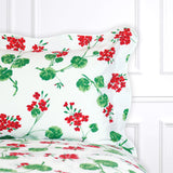 Géraniums Red Bed Linens