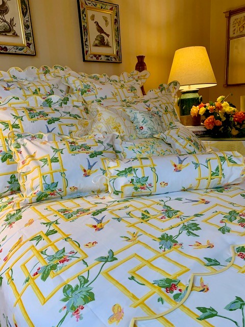 Pergola Yellow/Green Bed Linens