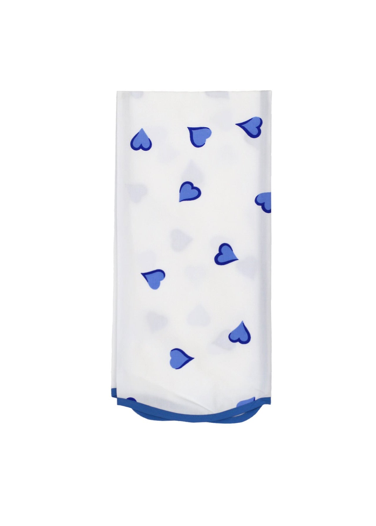 Coeurs Blue Printed Guest Towels