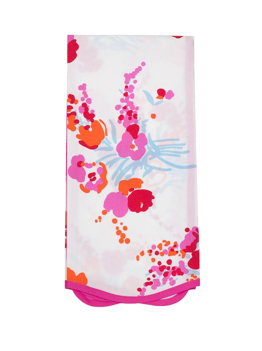 Demoiselles Orange/Pink Printed Guest Towels