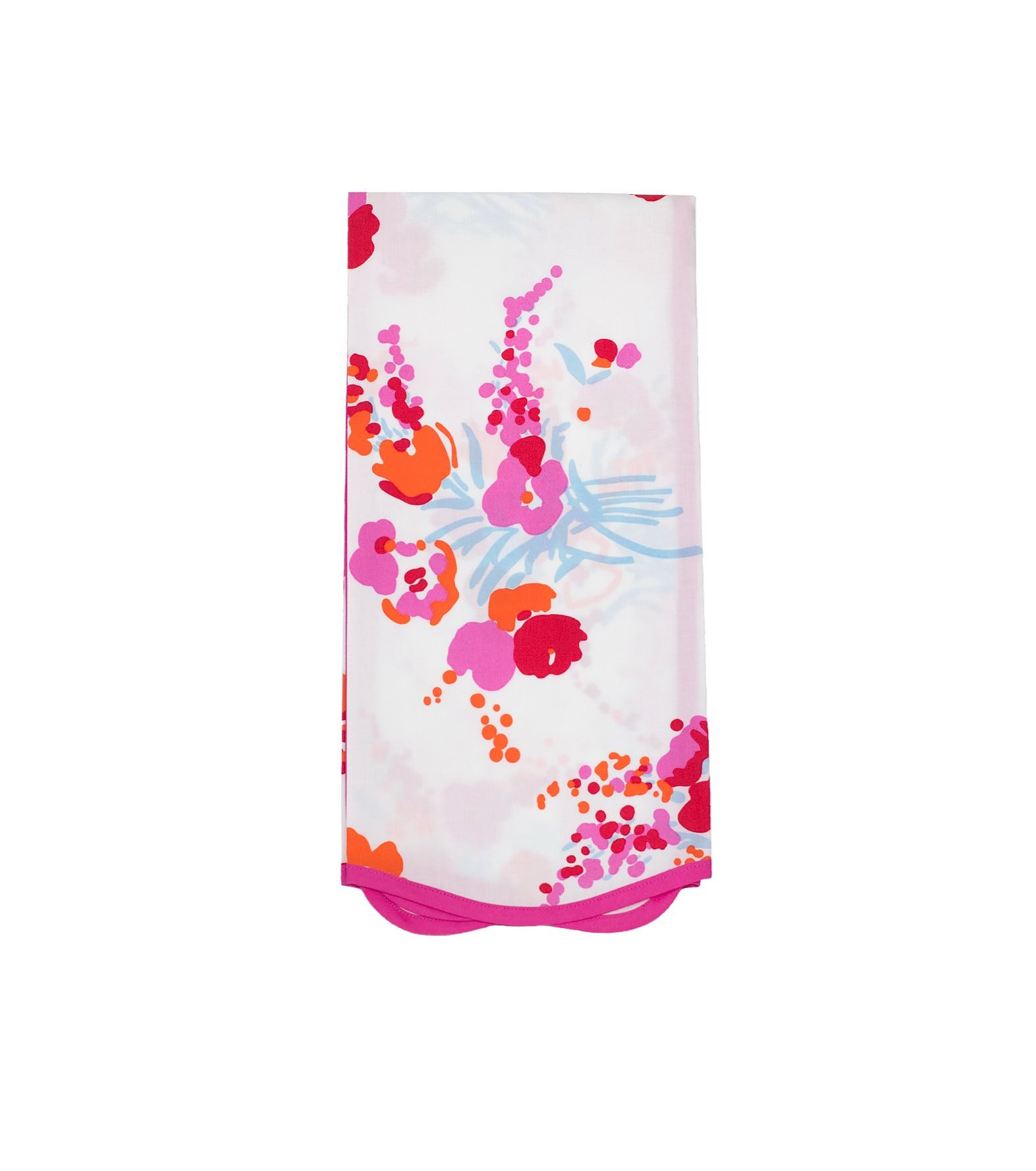 Demoiselles Orange/Pink Printed Guest Towels