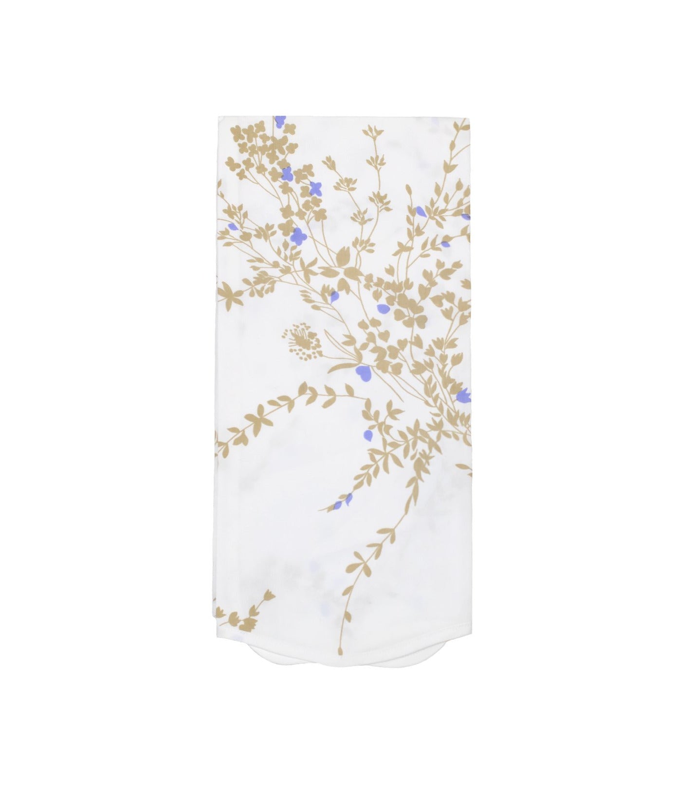 Jeté de Fleurs Taupe/Violet Printed Guest Towels