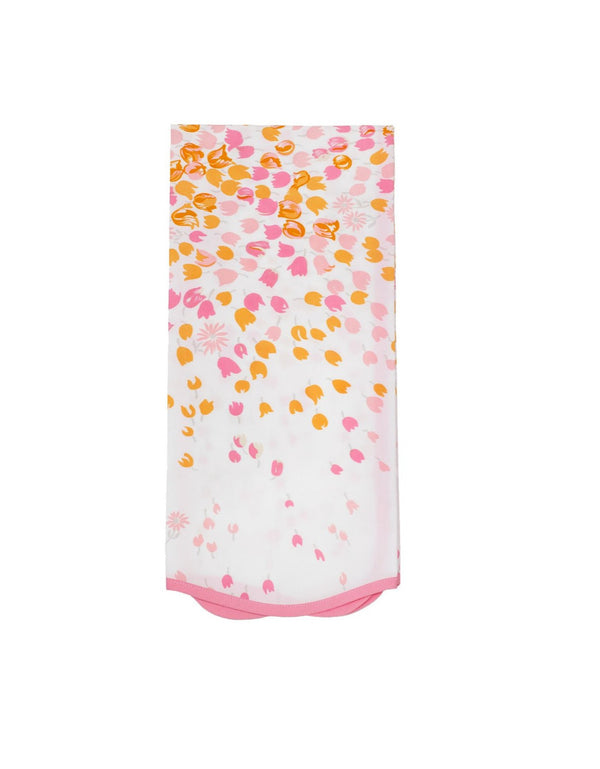 Bouquet Eclaté Pink/Coral Printed Guest Towel