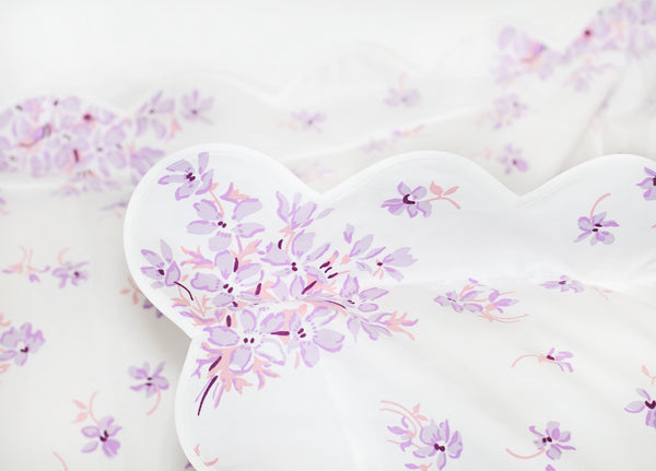 Violettes Lilac Bed Linens