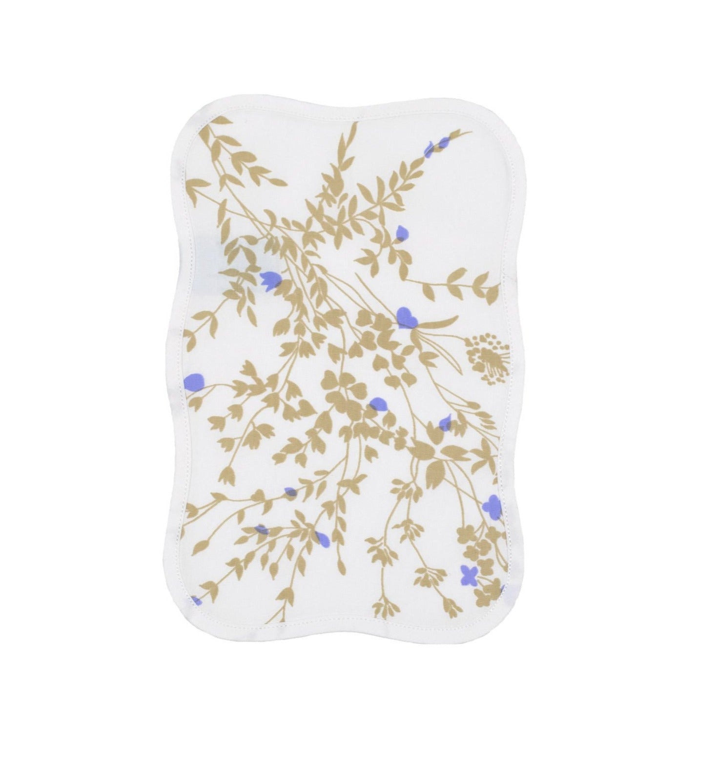 Jeté de Fleurs トープ/バイオレット プリント カクテル ナプキン