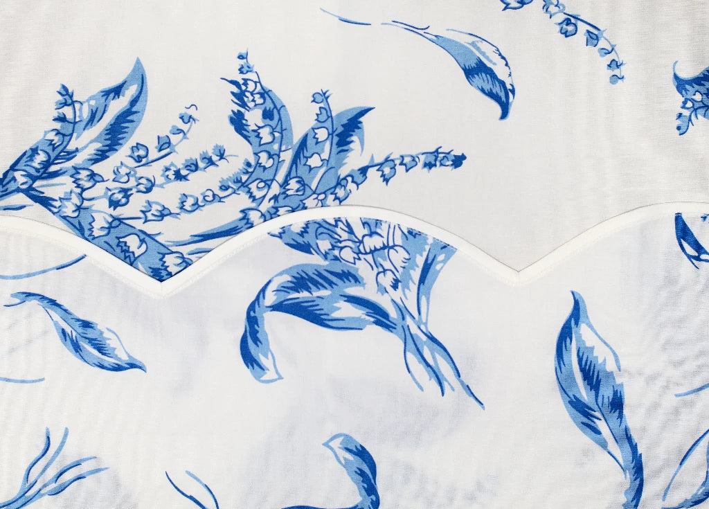 Muguet Blue Bed Linens