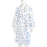 Coeurs Blue Terry Robes