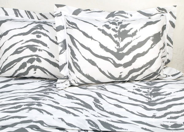 Tigre Grey Bed Linens
