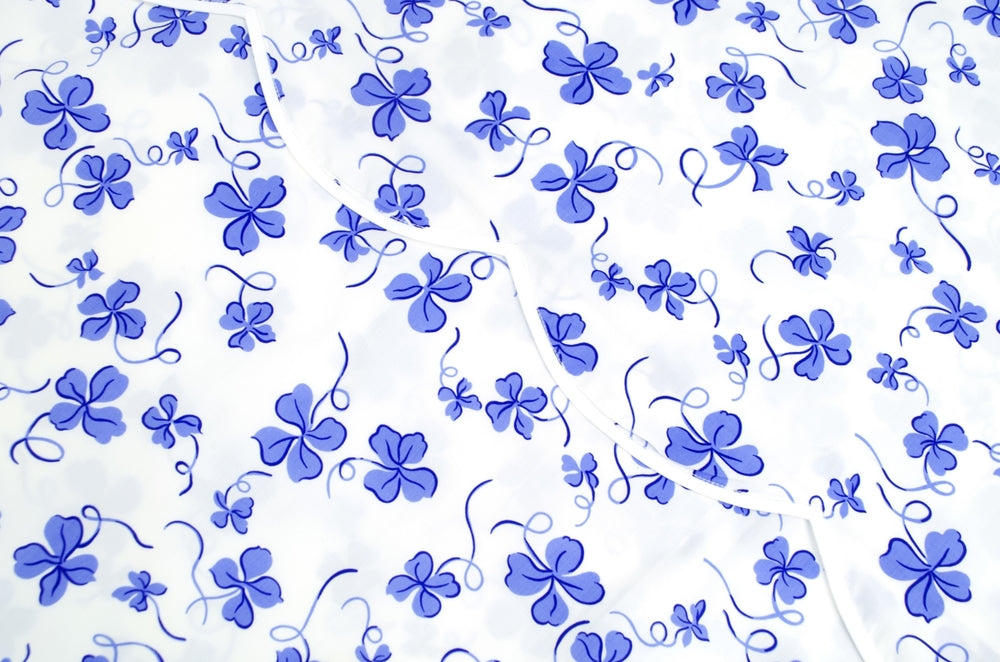 Trèfles Blue Bed Linens