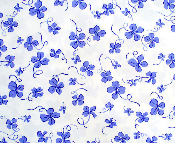 Trèfles Blue Printed Lingerie Bags